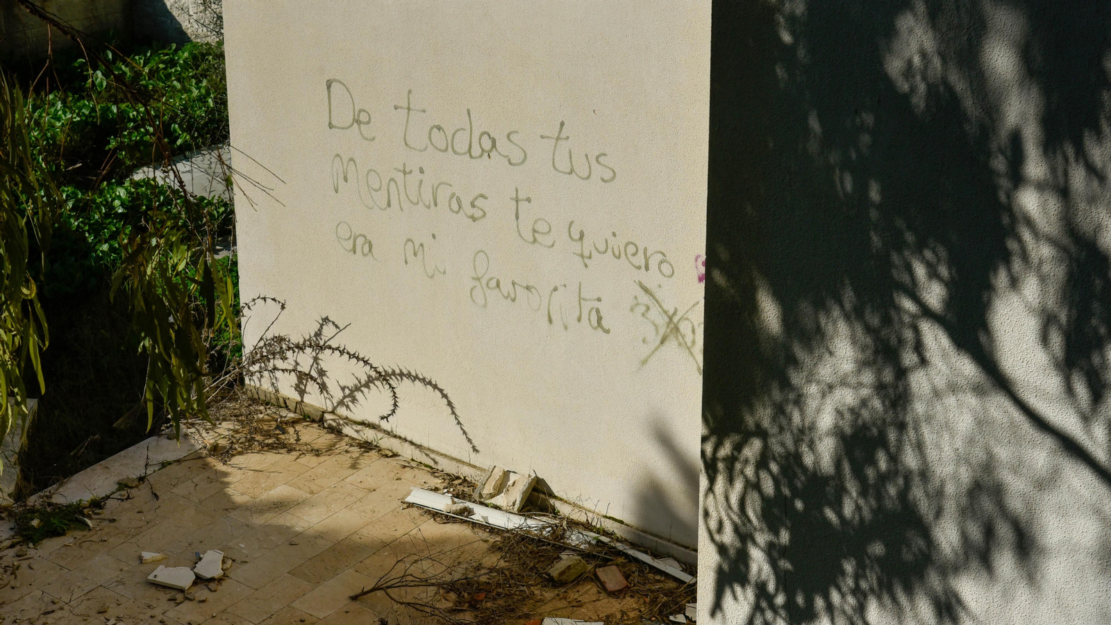 Fotos de la urbanización abandonada en Cortijo Grande, en Los Barrios