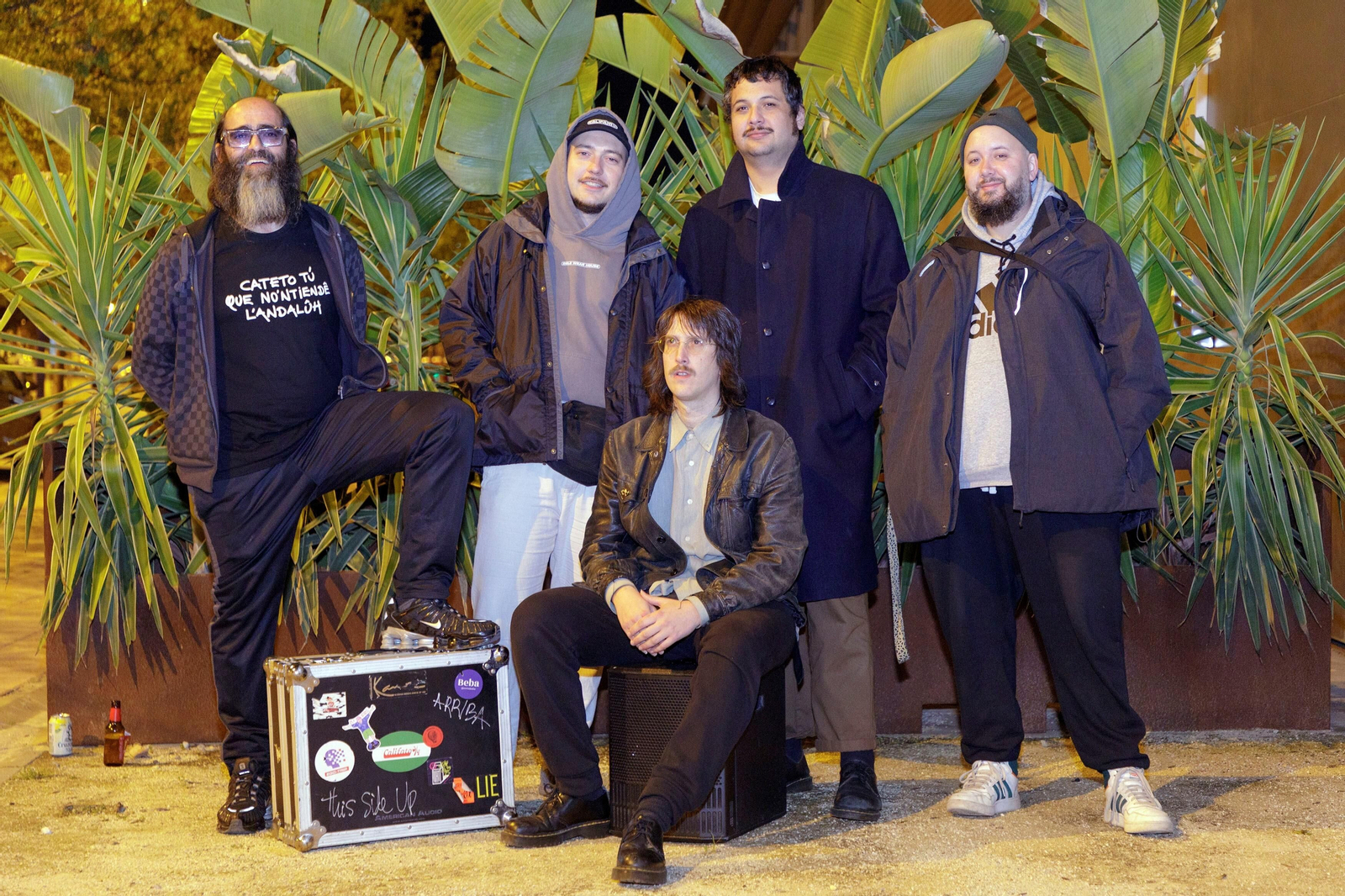 Los Califato ¾, fotografiados en los alrededores del Cartuja Center.