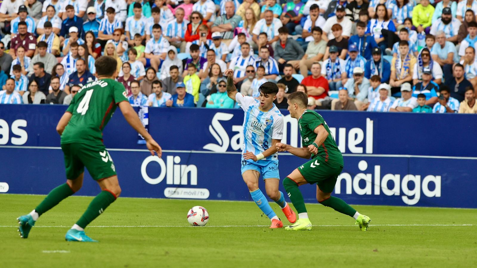 El Málaga CF - Eibar, en fotos