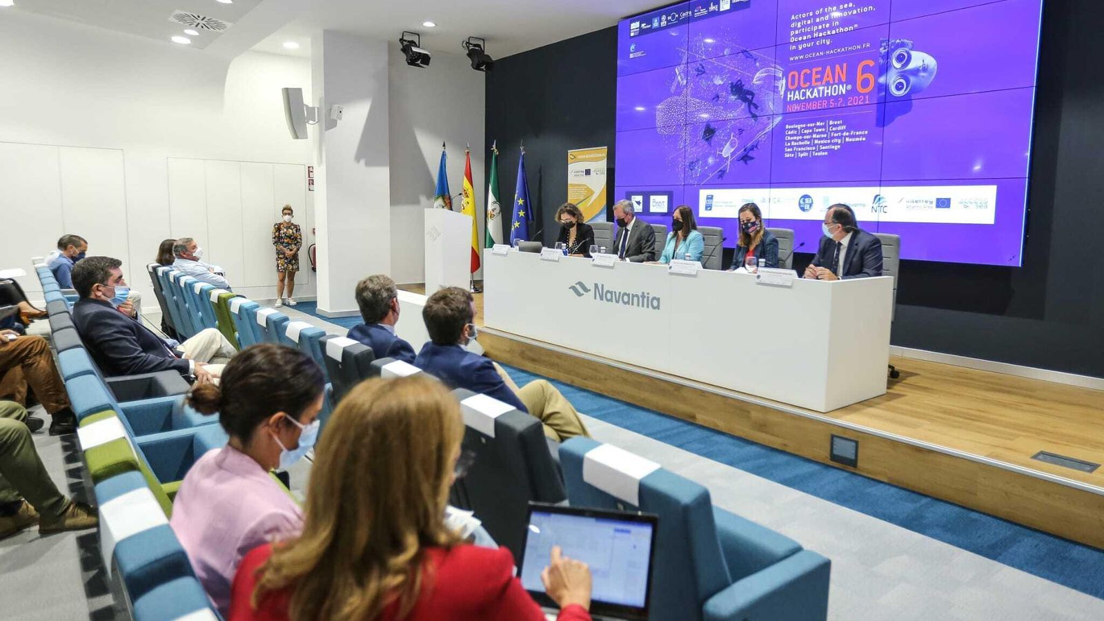 Presentación del Ocean Hackathon en San Fernando.