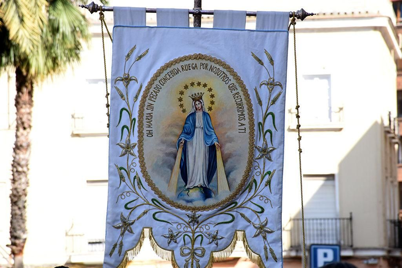 Imágenes de la procesión de la Virgen Milagrosa del colegio San Vicente de Paúl