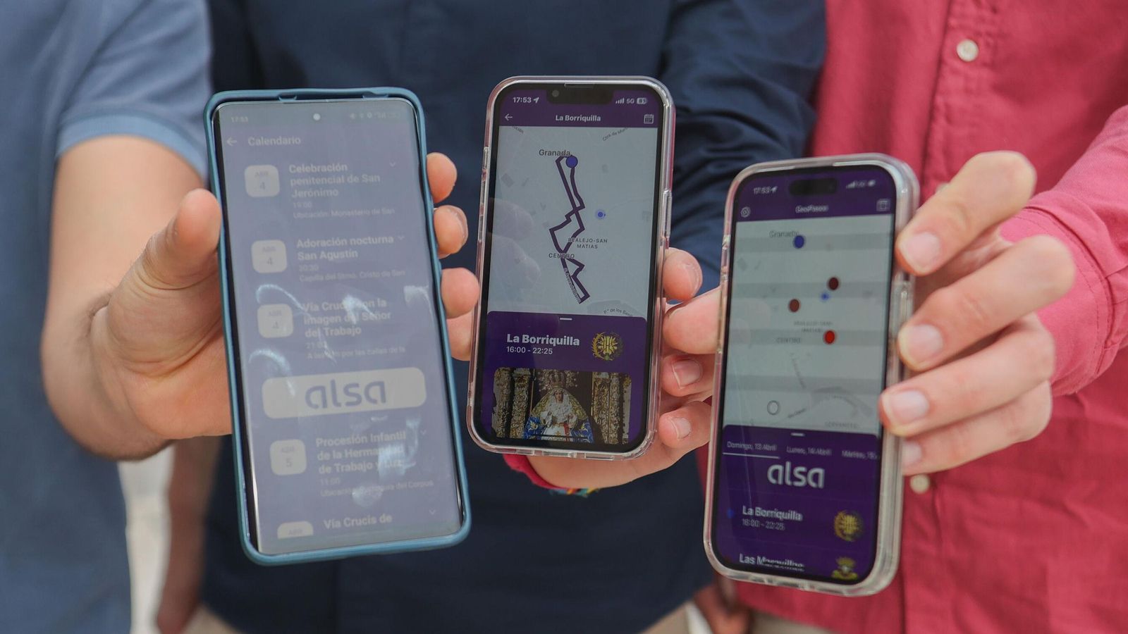'Geopasos', la app de la Semana Santa de Granada