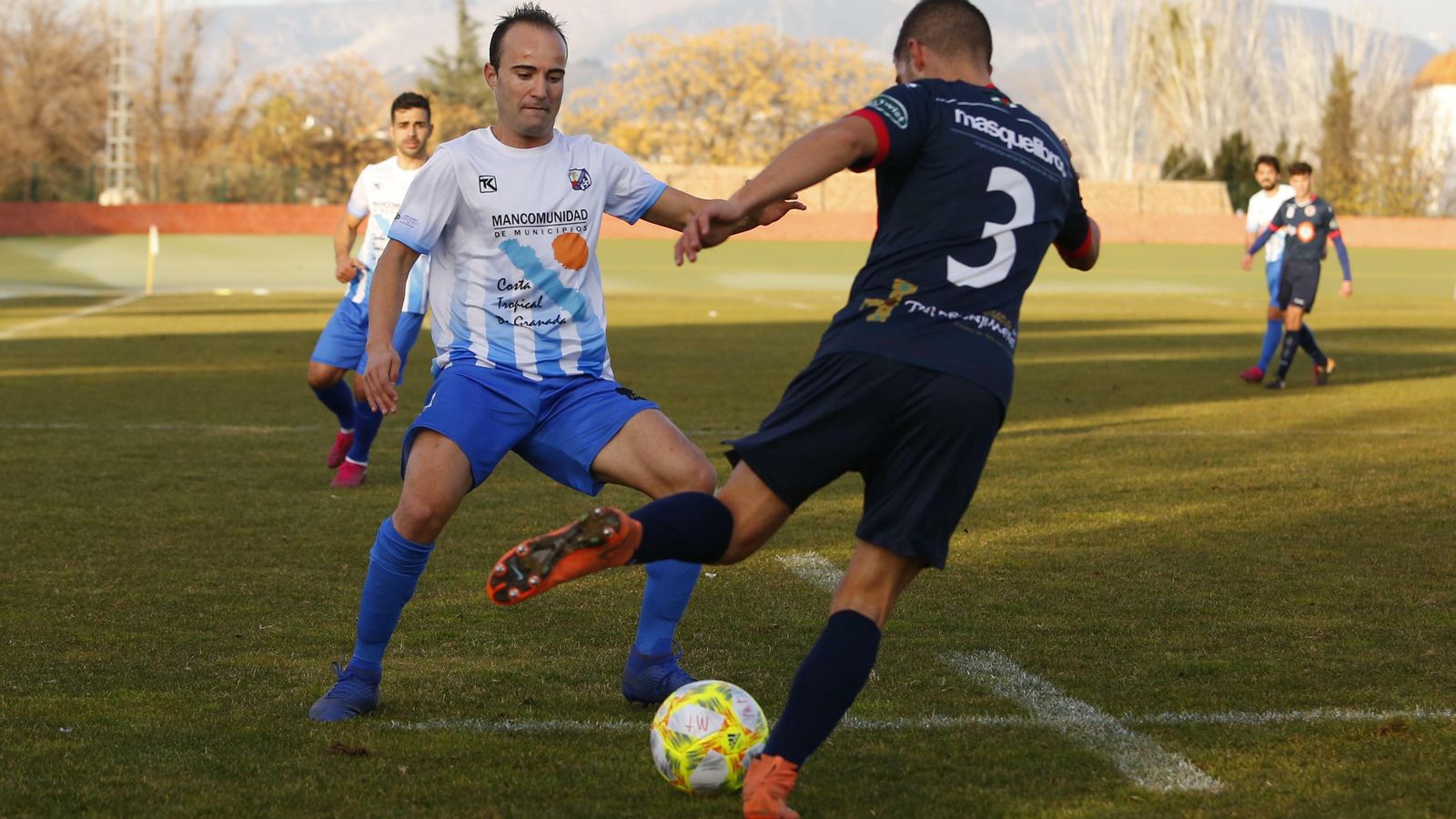 Acción de un partido del Motril como local