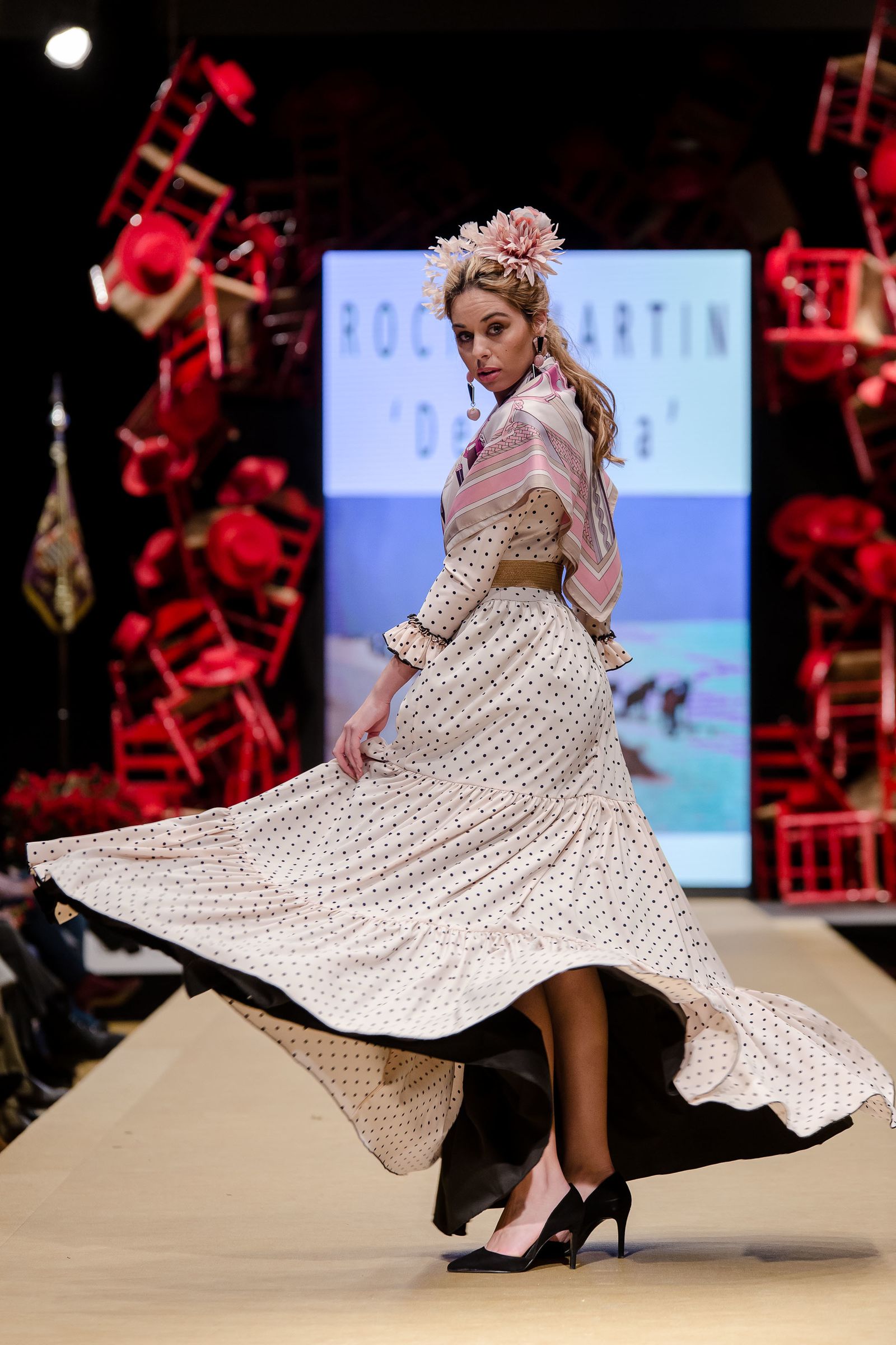 Pasarela Flamenca Jerez 2019: Real Hermandad del Rocío, el desfile benéfico en fotos