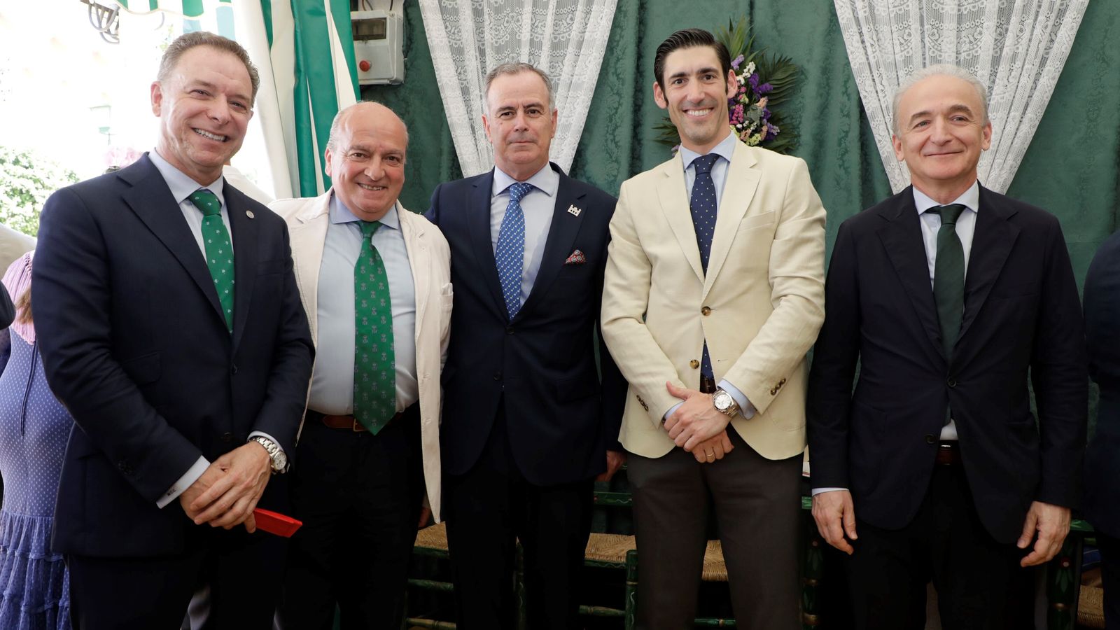 Manuel de la Cruz, Luis Miguel Martín Rubio, Carlos Melero, Santiago Hernández y Miguel Nogales.