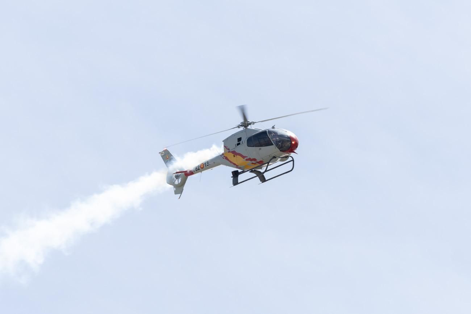 Exhibición de la Patrulla Aspa del Ejército del Aire y del Espacio con motivo del 1.200 aniversario de la capitalidad de Jaén