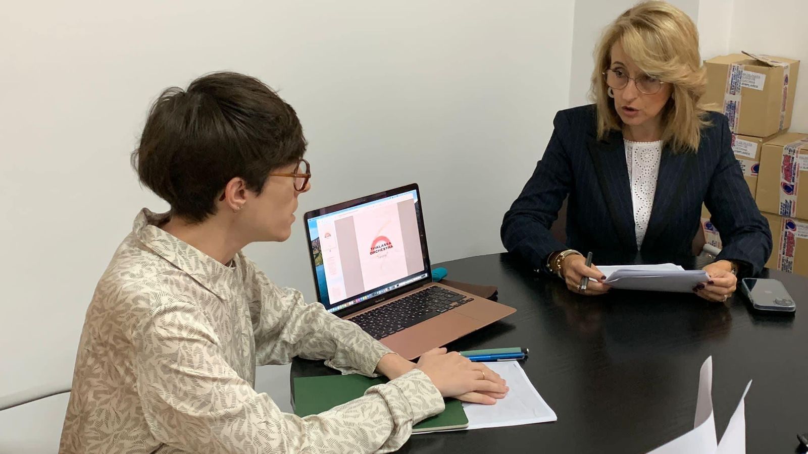 Irene Delgado-Jiménez y Pilar Pintor