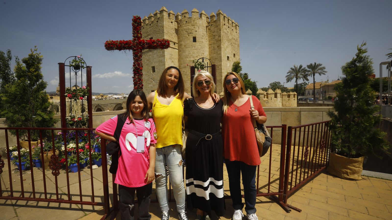 Graciela junto a su familia.