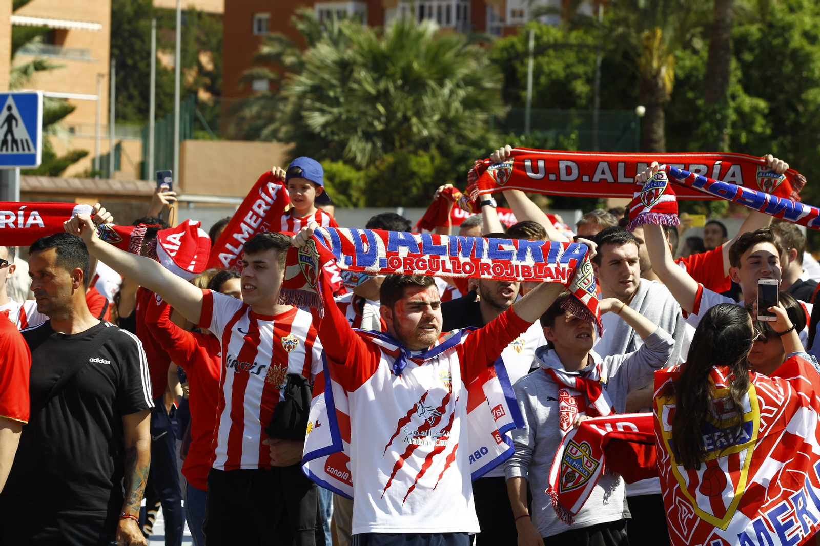 Imágenes del partido U.D. Almería-S.D. Amorebieta