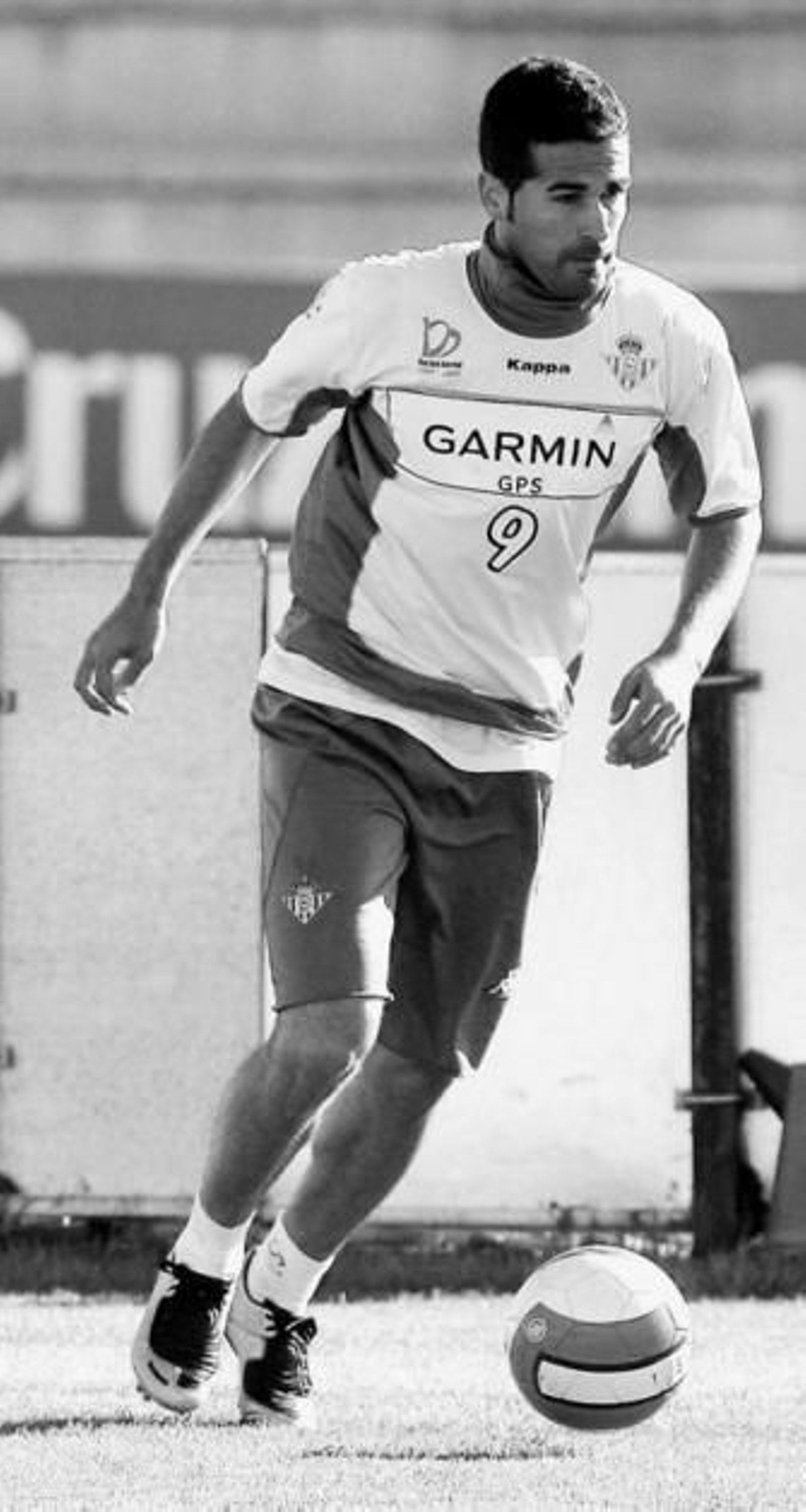 Fernando, durante un entrenamiento con el Betis.