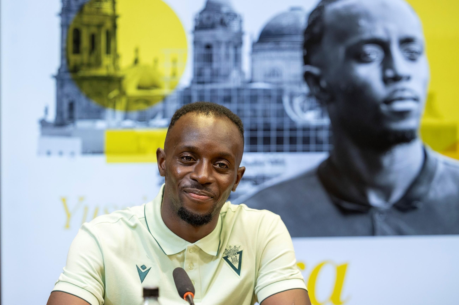 Diarra, durante su presentación como cadista el pasado verano.