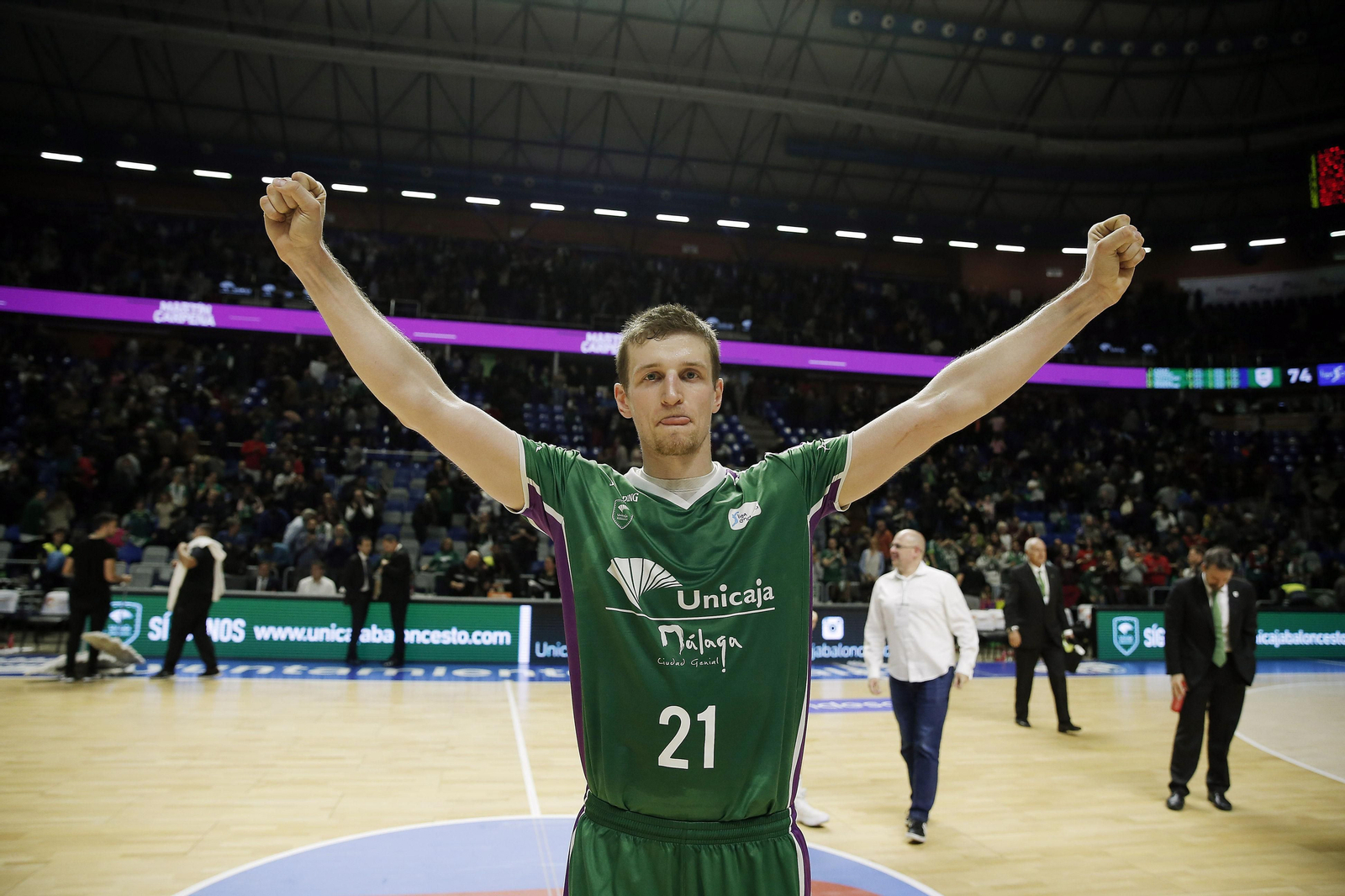 Los cinco años de Adam Waczynski en el Unicaja, en fotos