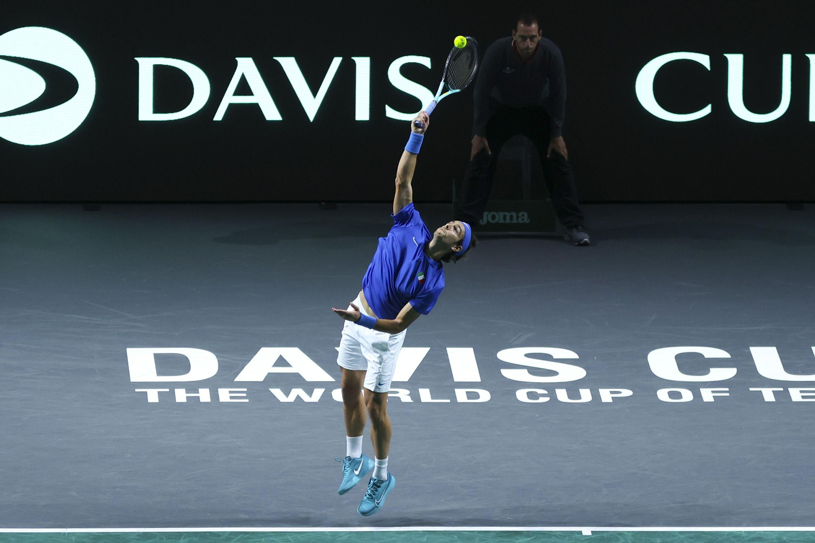 Copa Davis en Málaga: El Musetti-Kecmanovic, en fotos