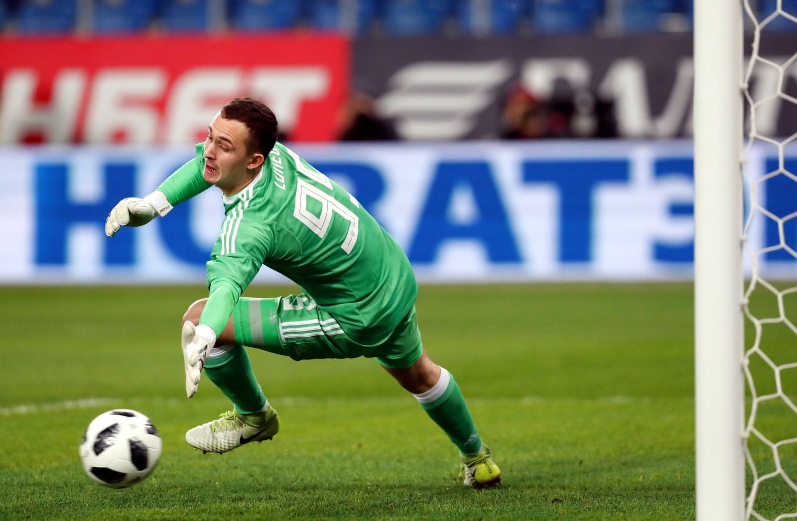 La galería del amistoso Rusia-España