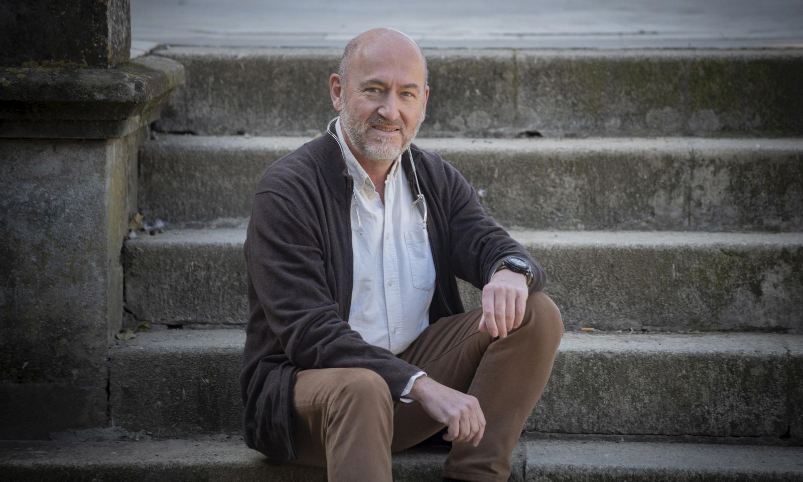 Antonio Cáceres, durante la entrevista