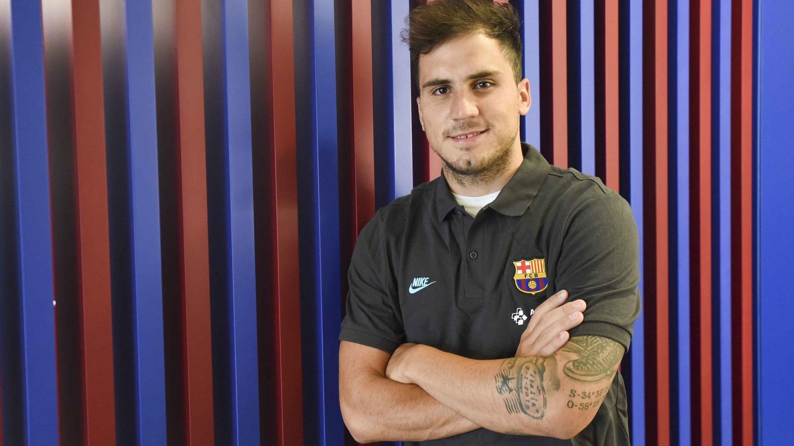 Mati Rosa, tras fichar por el Barça.
