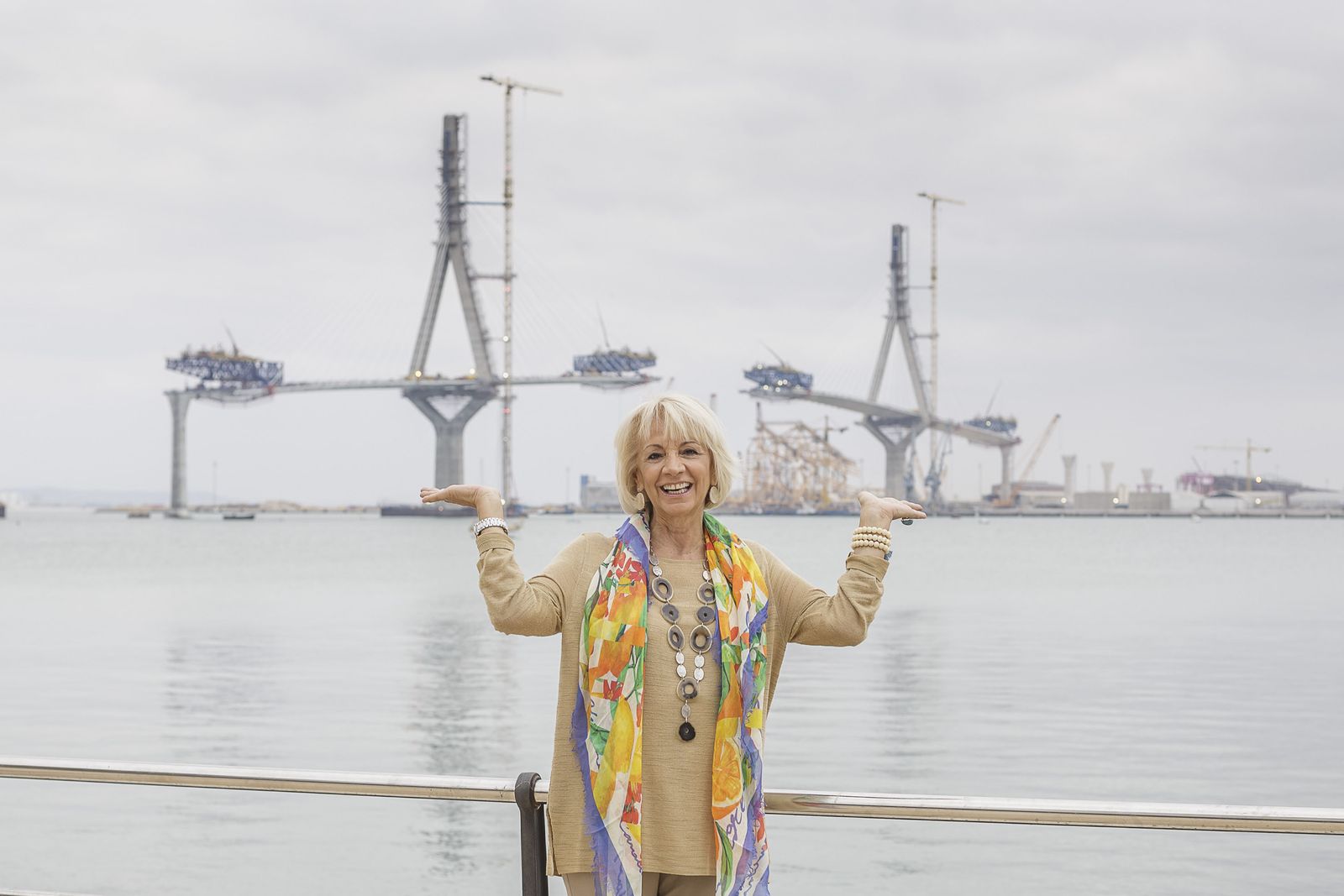 Teófila Martínez, en una imagen de archivo, durante su mandato como alcaldesa de Cádiz.