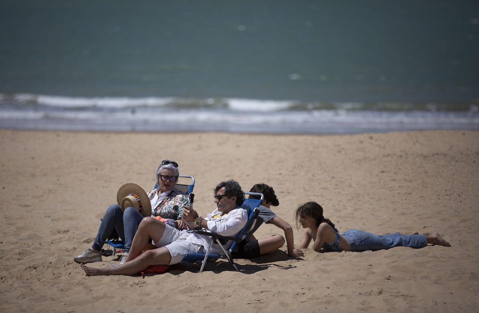 Las imágenes de la playa de Chipiona