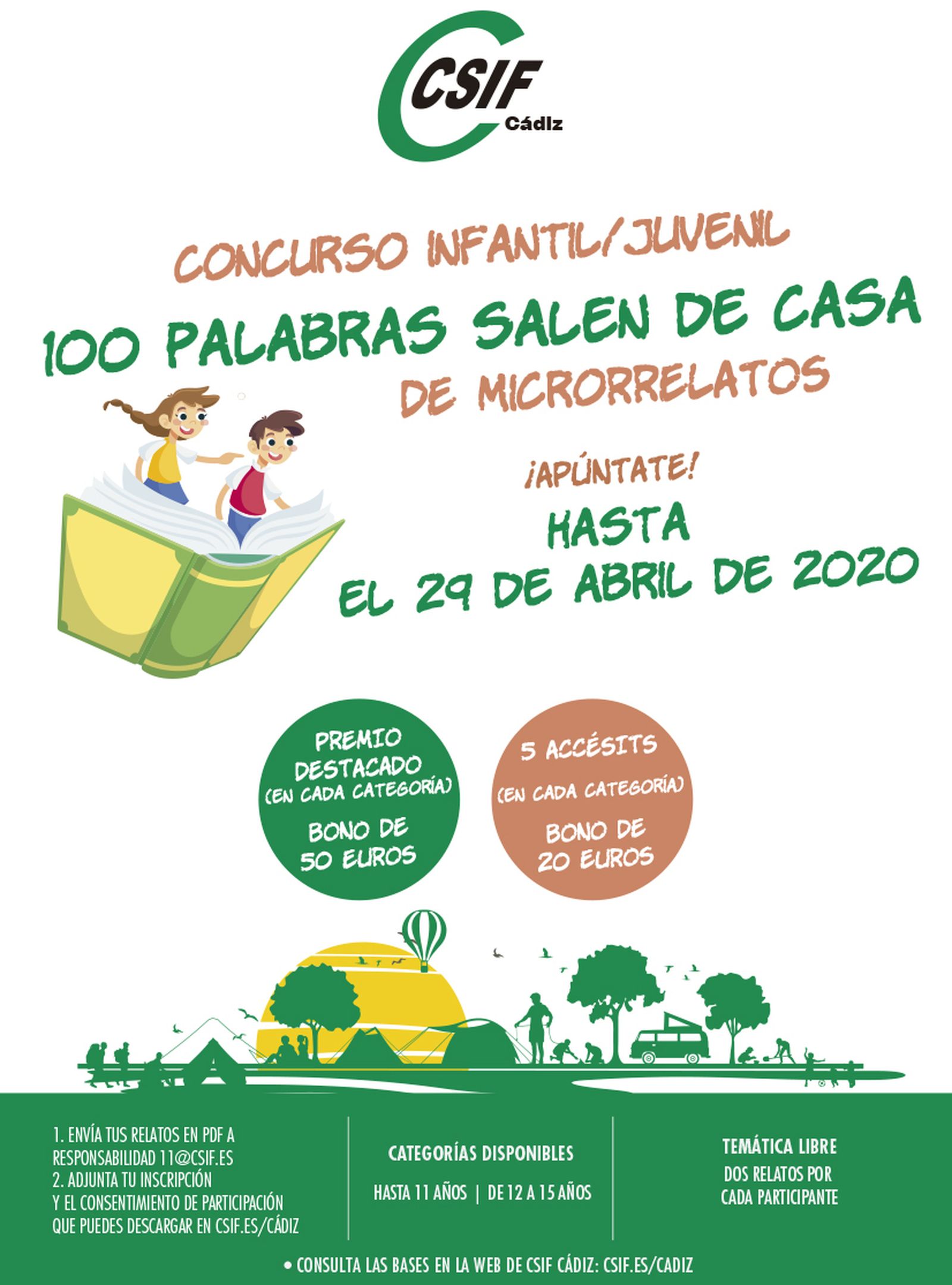 Un fragmento del cartel del certamen.