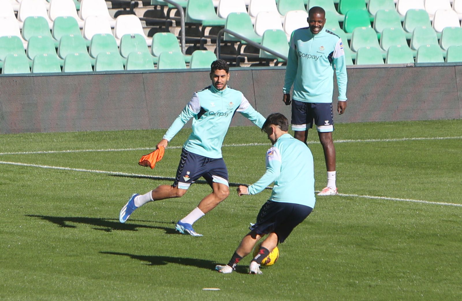 Las fotos del entrenamiento del Betis