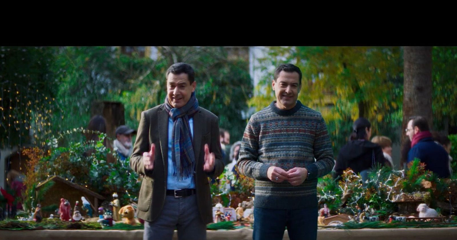 Juanma Moreno, en una captura del video con el que ha felicitado la Navidad.