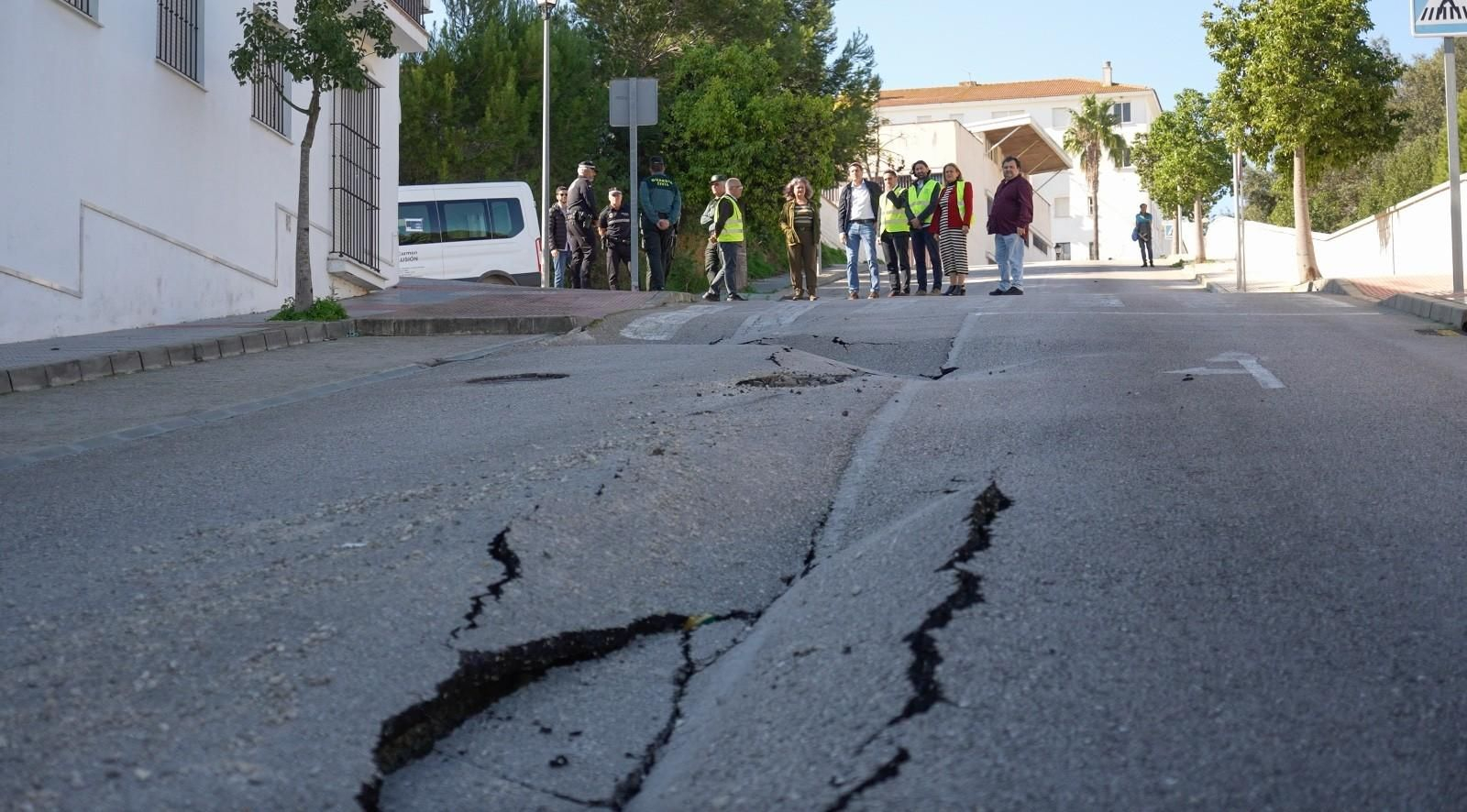 Durante la visita se han mostrado los daños Durante la visita se han mostrado los daños