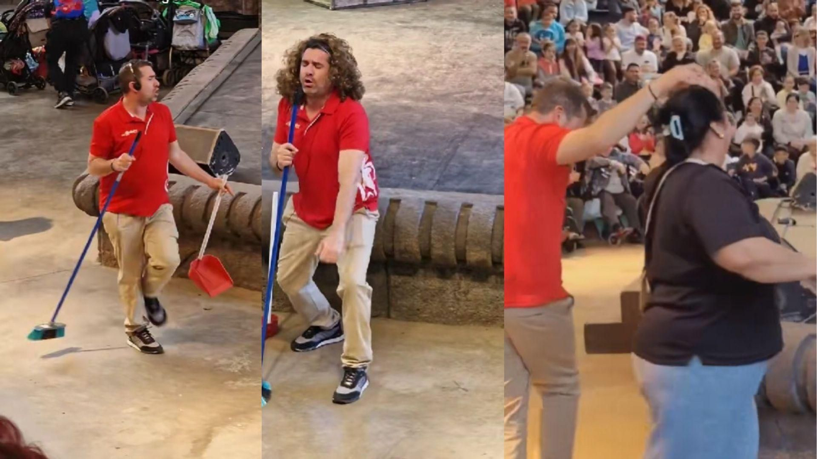 Carlos Martínez en el preshow de 'El legado del Halcón'. Carlos Martínez en el preshow de 'El legado del Halcón'.