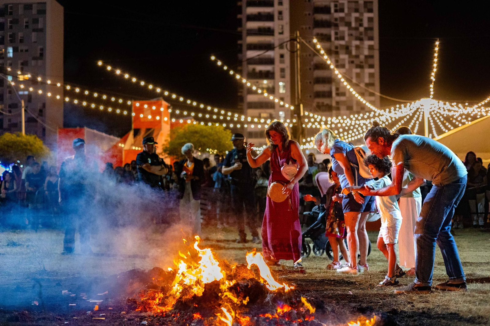 Noche de San Juan en La Casería: las imágenes