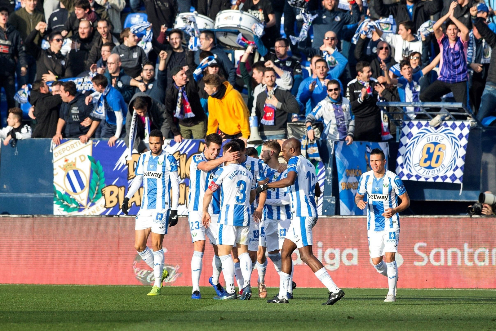 Las imágenes del Leganés-Sevilla