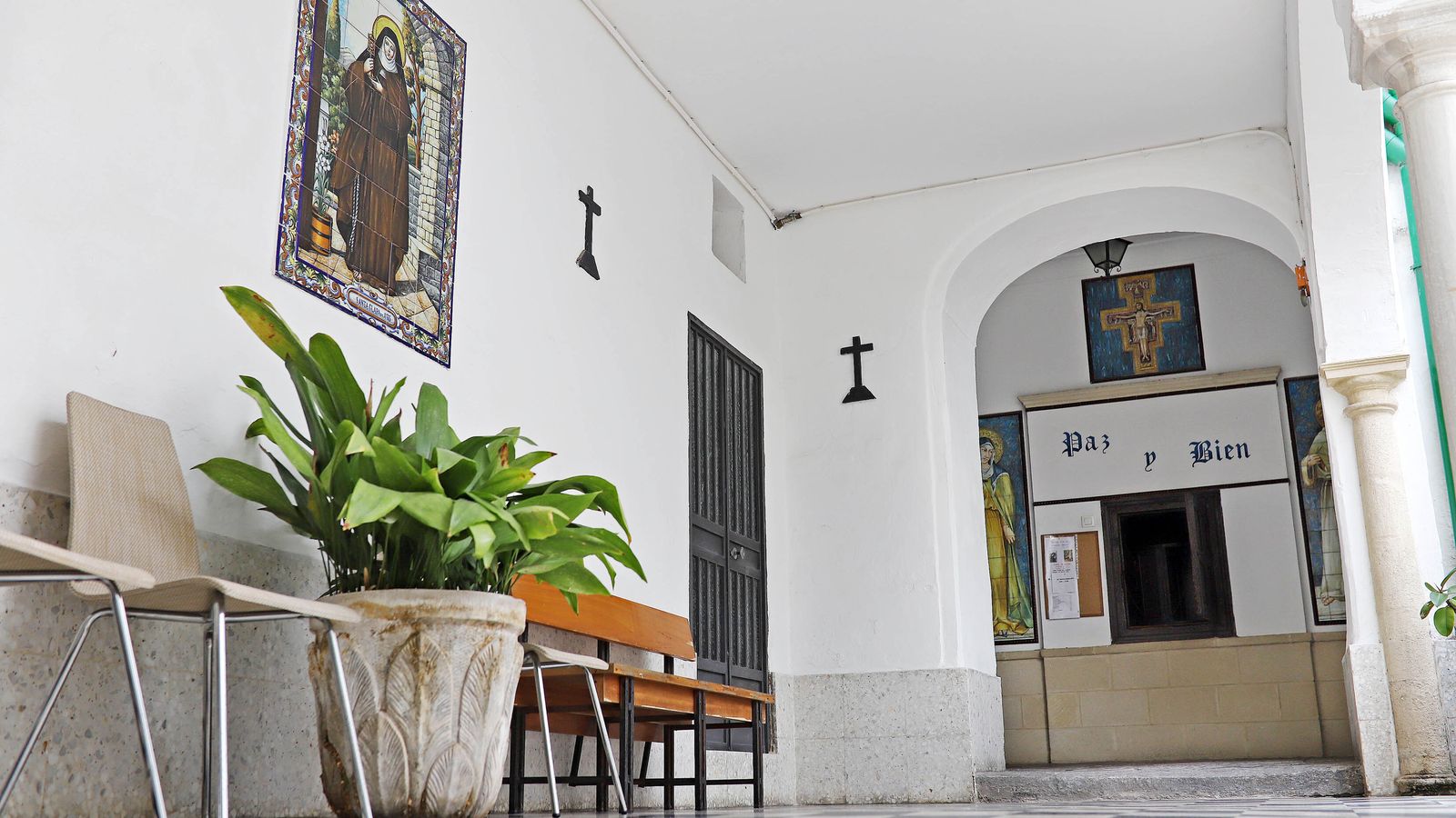 Interior del convento de las Clarisas de la calle Barja.