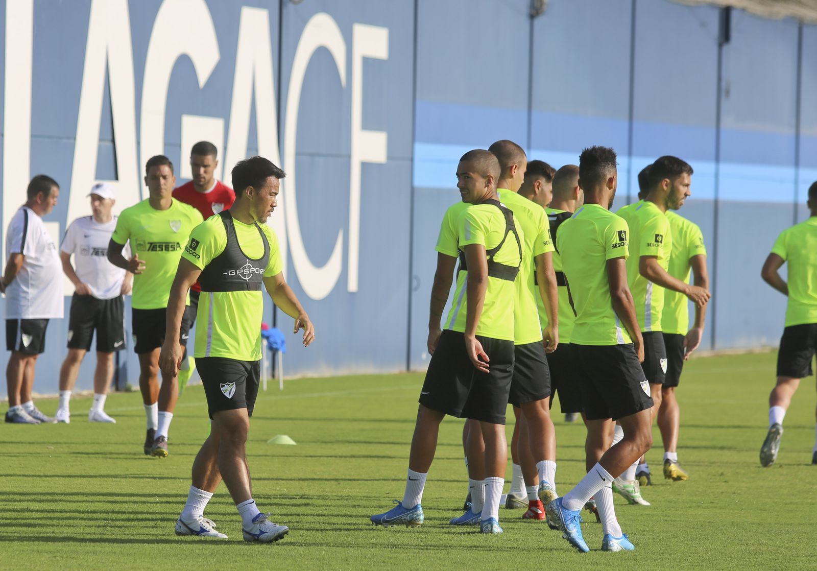 Las fotos del entrenamiento del Málaga en el Anexo de La Rosaleda