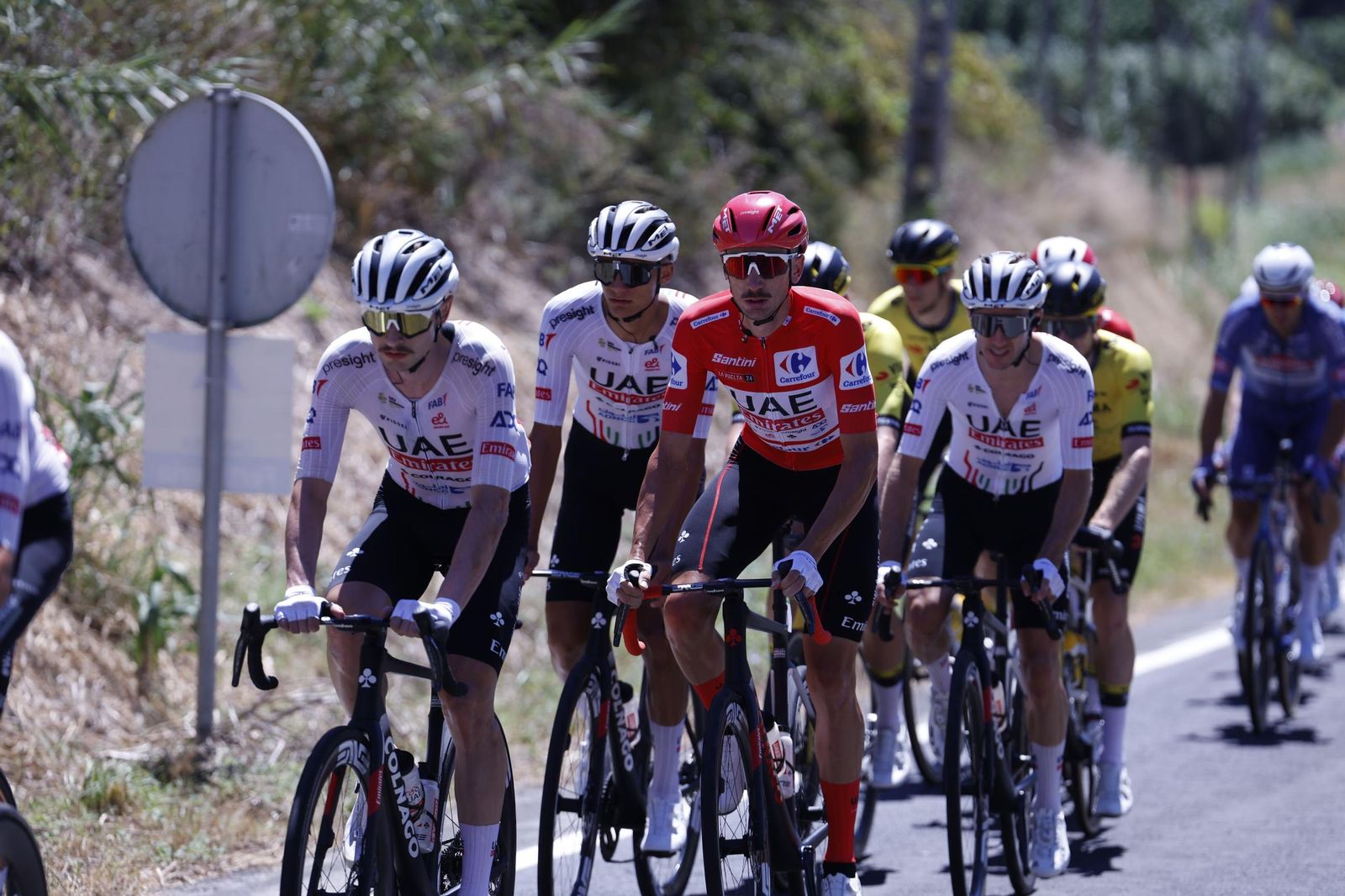 Luis Ángel Maté, protagonista en la fuga de la Vuelta a España