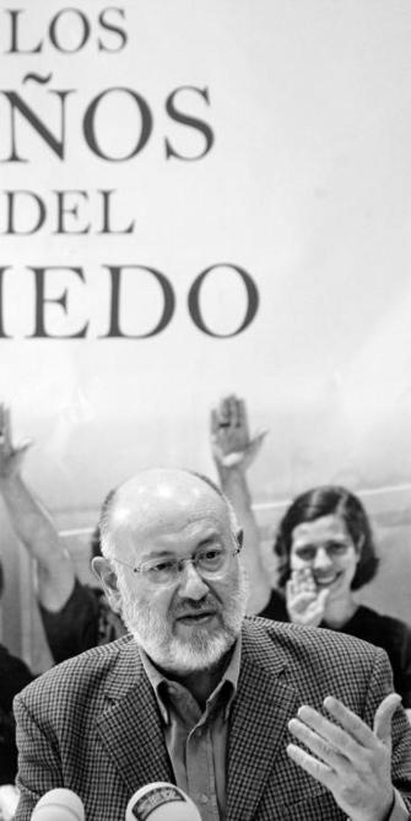 El autor, ayer en Madrid durante la presentación del volumen.