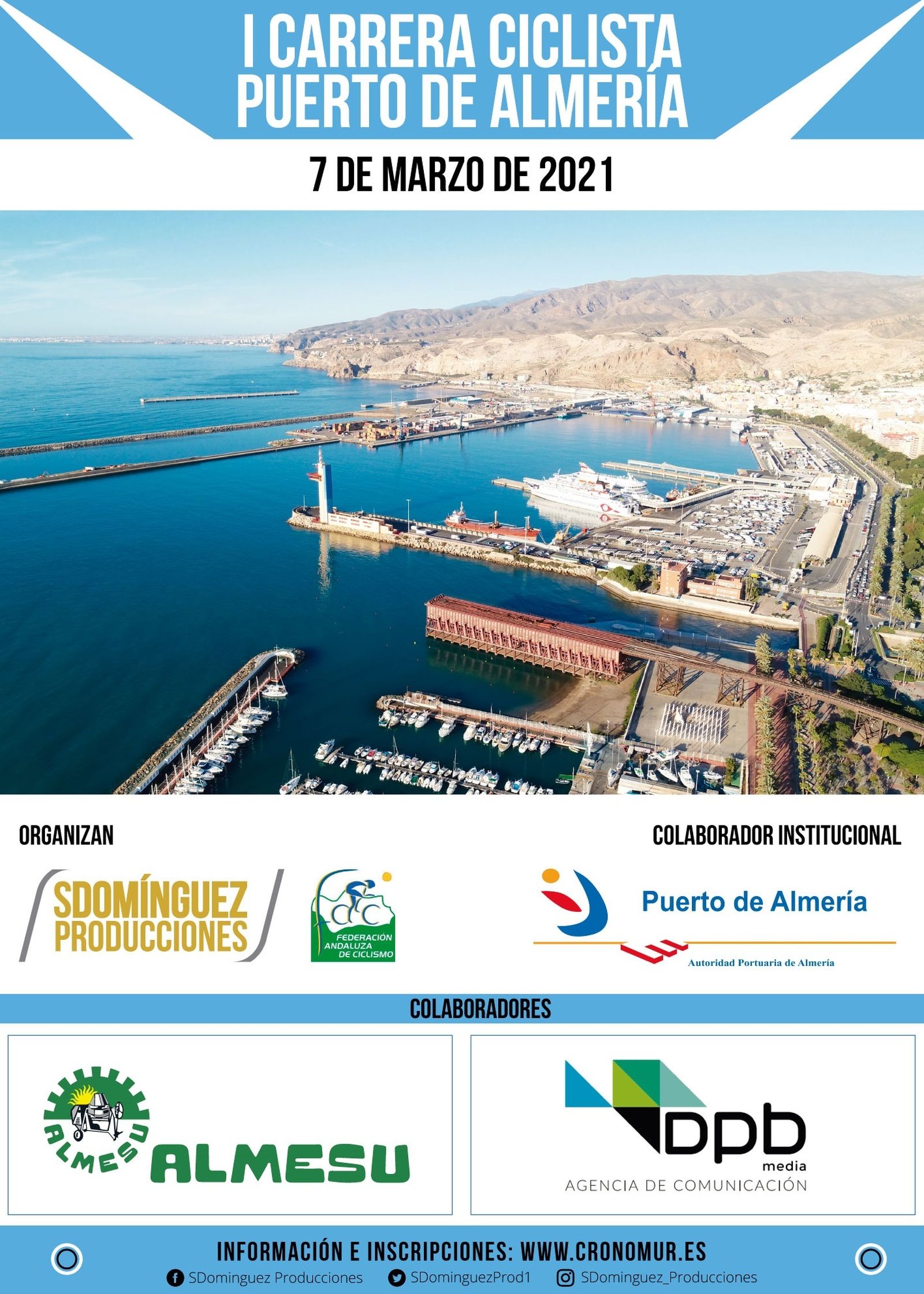 La Carrera Ciclista del Puerto de Almería estrena el calendario nacional amateur