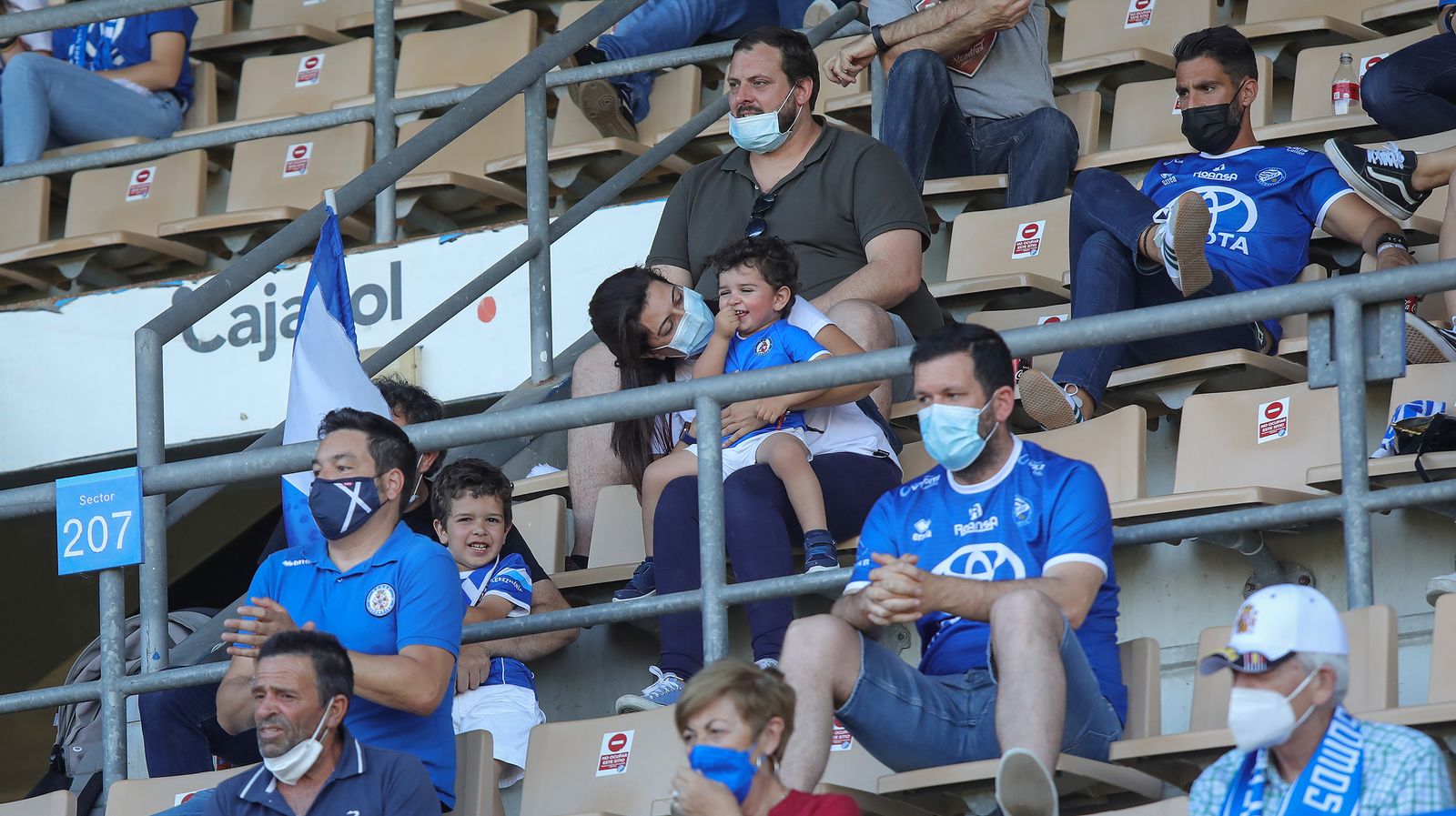 Fiesta del ascenso del Xerez DFC en Chapín