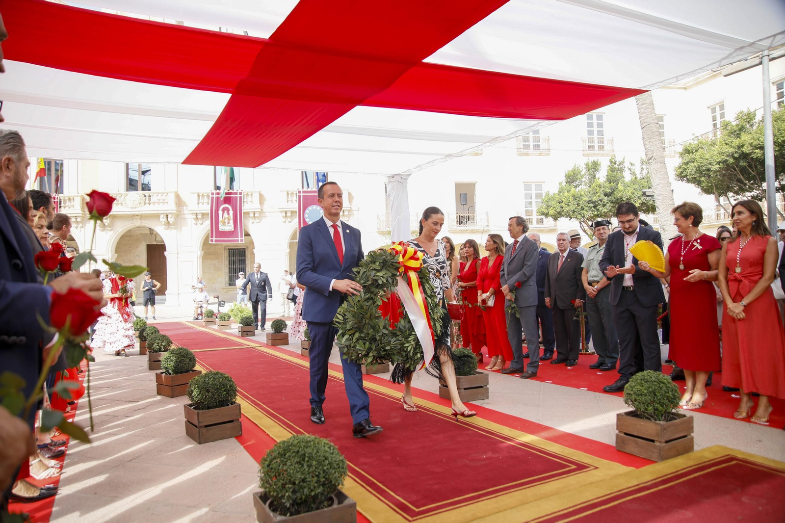 Las imágenes de los acto conmemorativo a los Coloraos