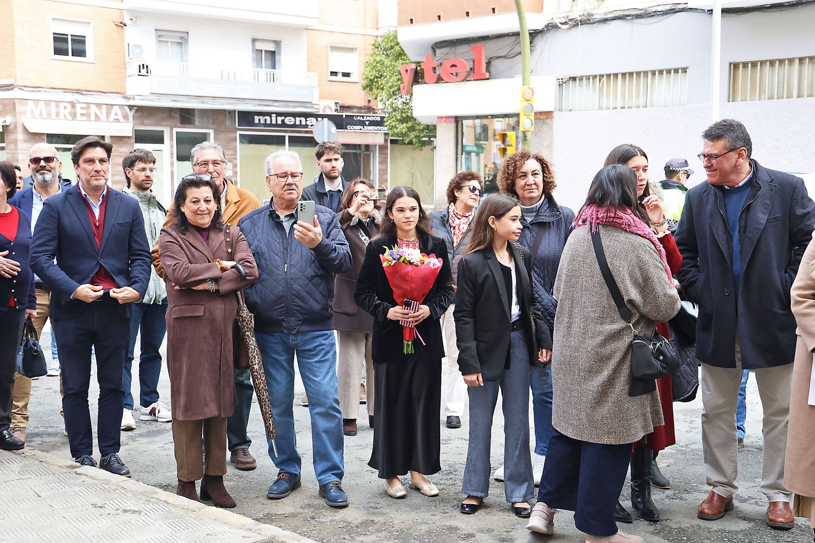 Las fotografías de la rotulación del Rincón de Juan Romero