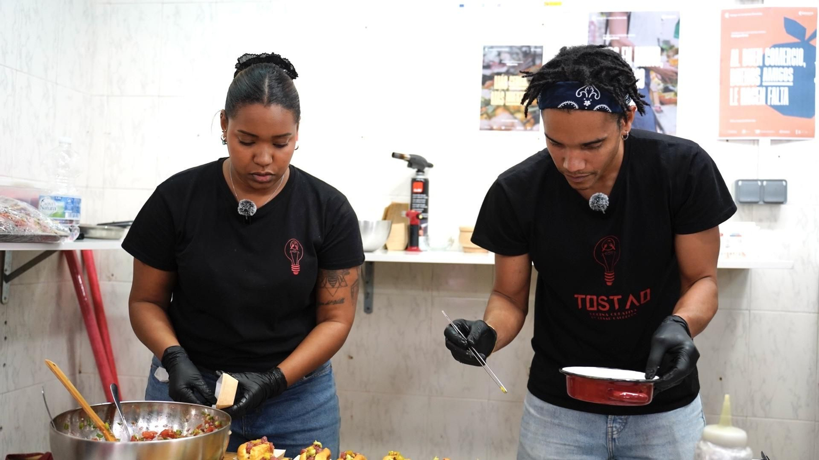 Sabores del Campo de Gibraltar: Fotos del 'show degustación' en el Mercado Ingeniero Torroja