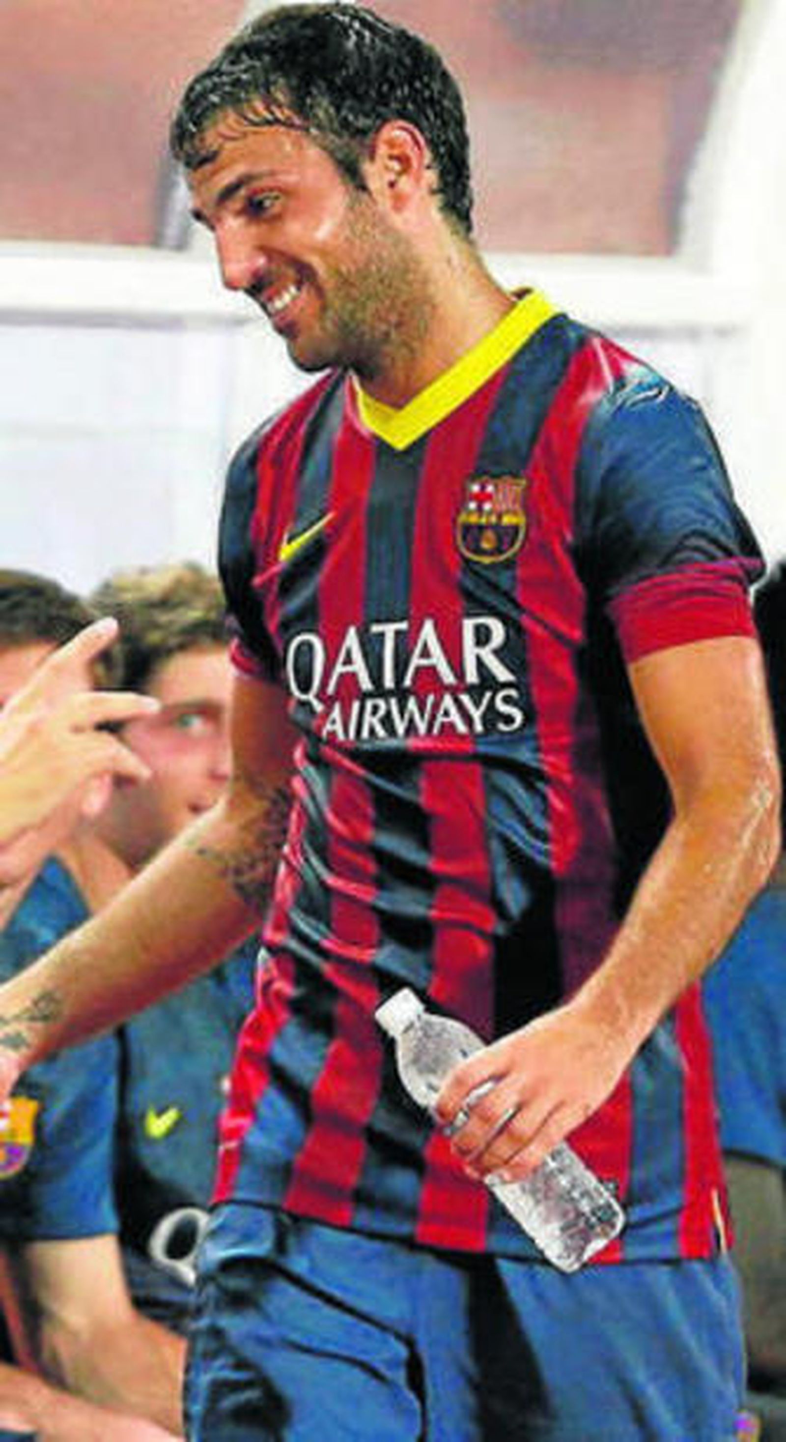 Cesc durante la pretemporada