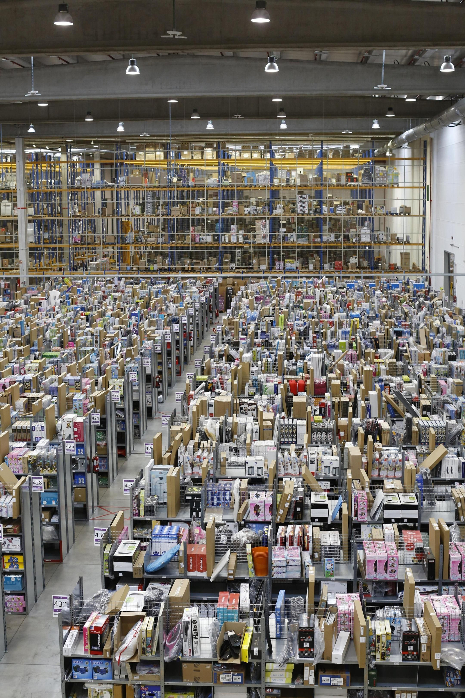 Centro logístico de Amazon en San Fernando de Henares.