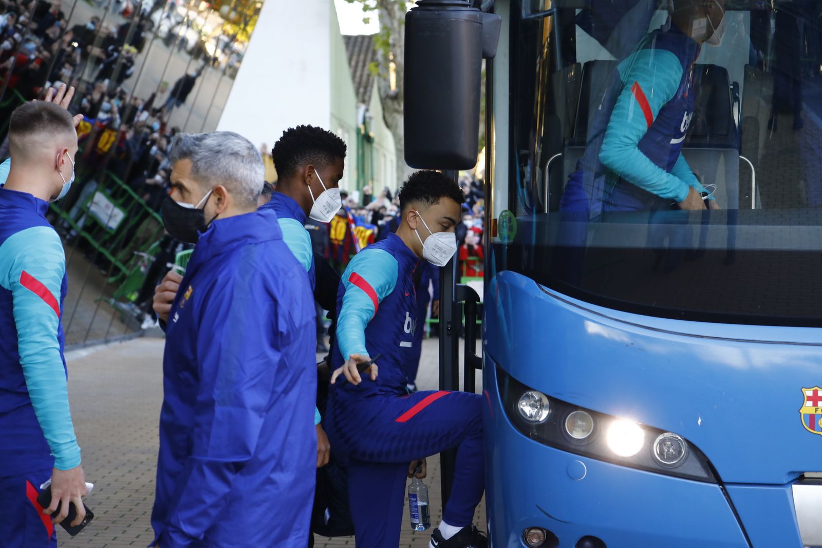 El Barça ya prepara la Supercopa en Córdoba, en imágenes