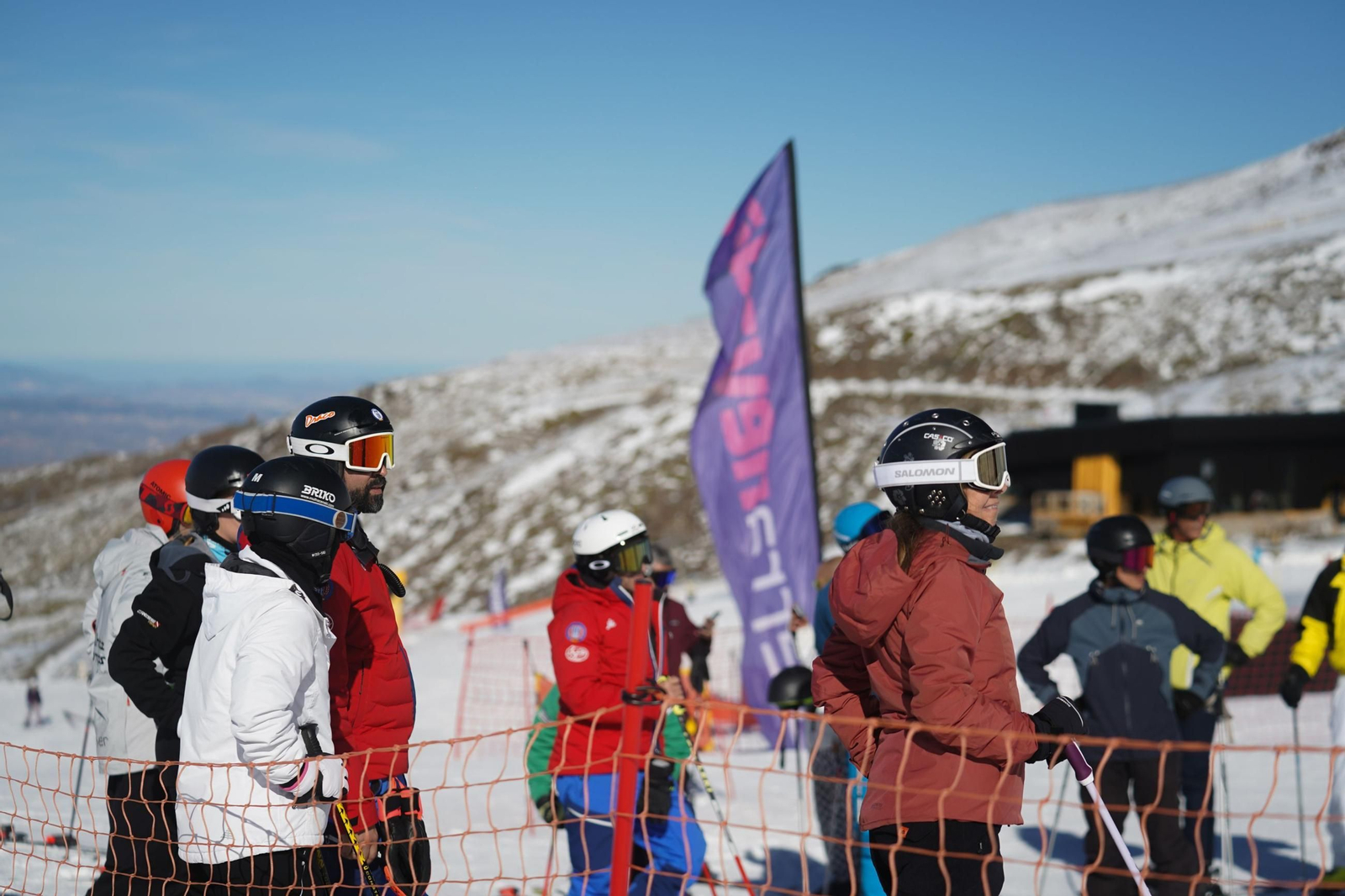Esquiadores en Sierra Nevada durante el puente de la Inmaculada