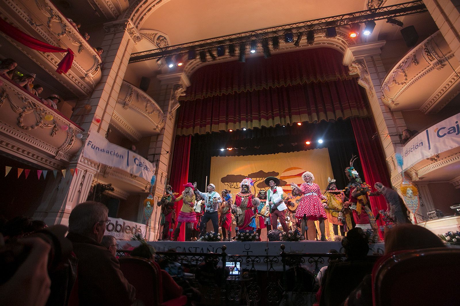 La final del Carnaval Colombino, en imágenes
