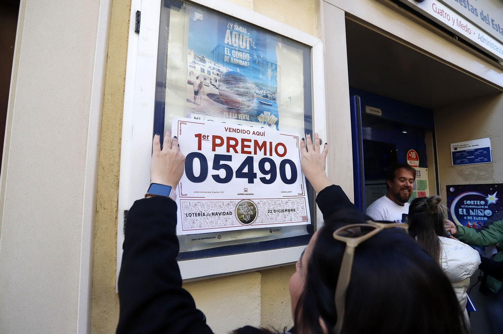 Las mejores imágenes del Gordo de la Lotería en Gibraleón