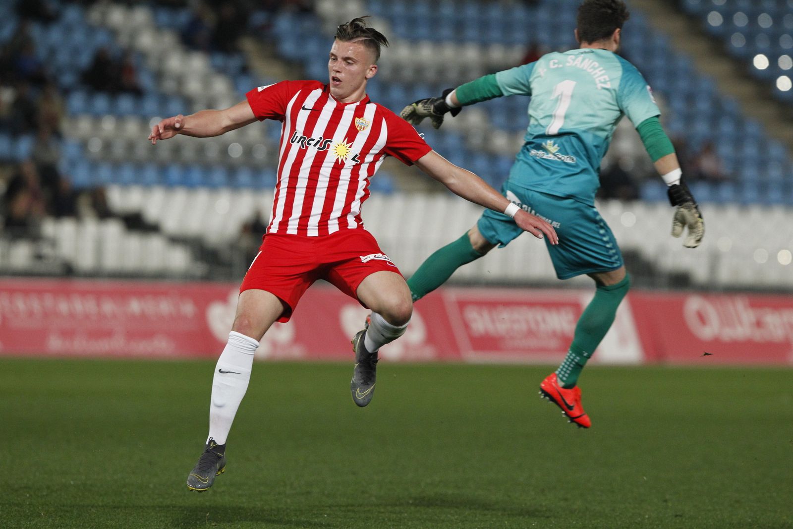 El Almería-Numancia en imágenes