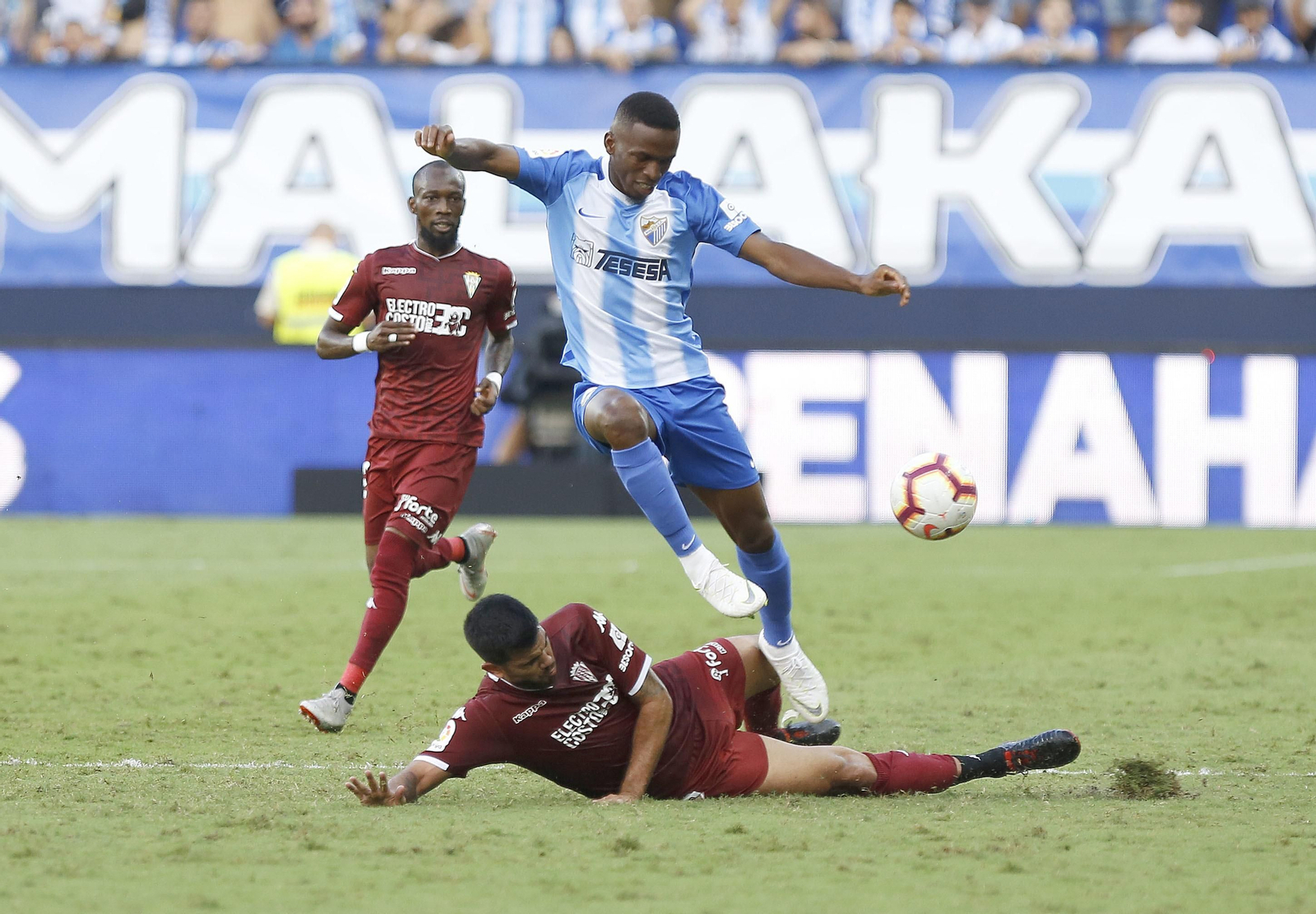 El Málaga CF-Córdoba CF, en imágenes