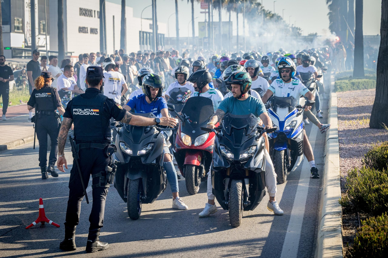 Las imágenes del sábado de Motorada en El Puerto por el Gran Premio de Motociclismo de Jerez 2025