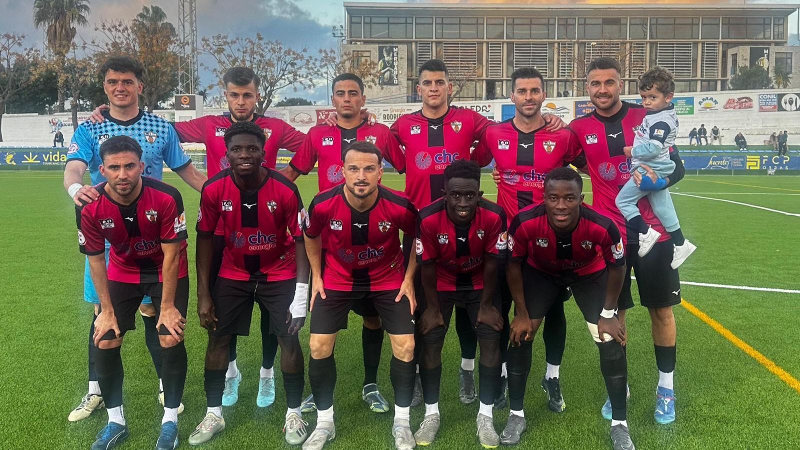 Formación inicial del Pozoblanco en Conil de la Frontera.