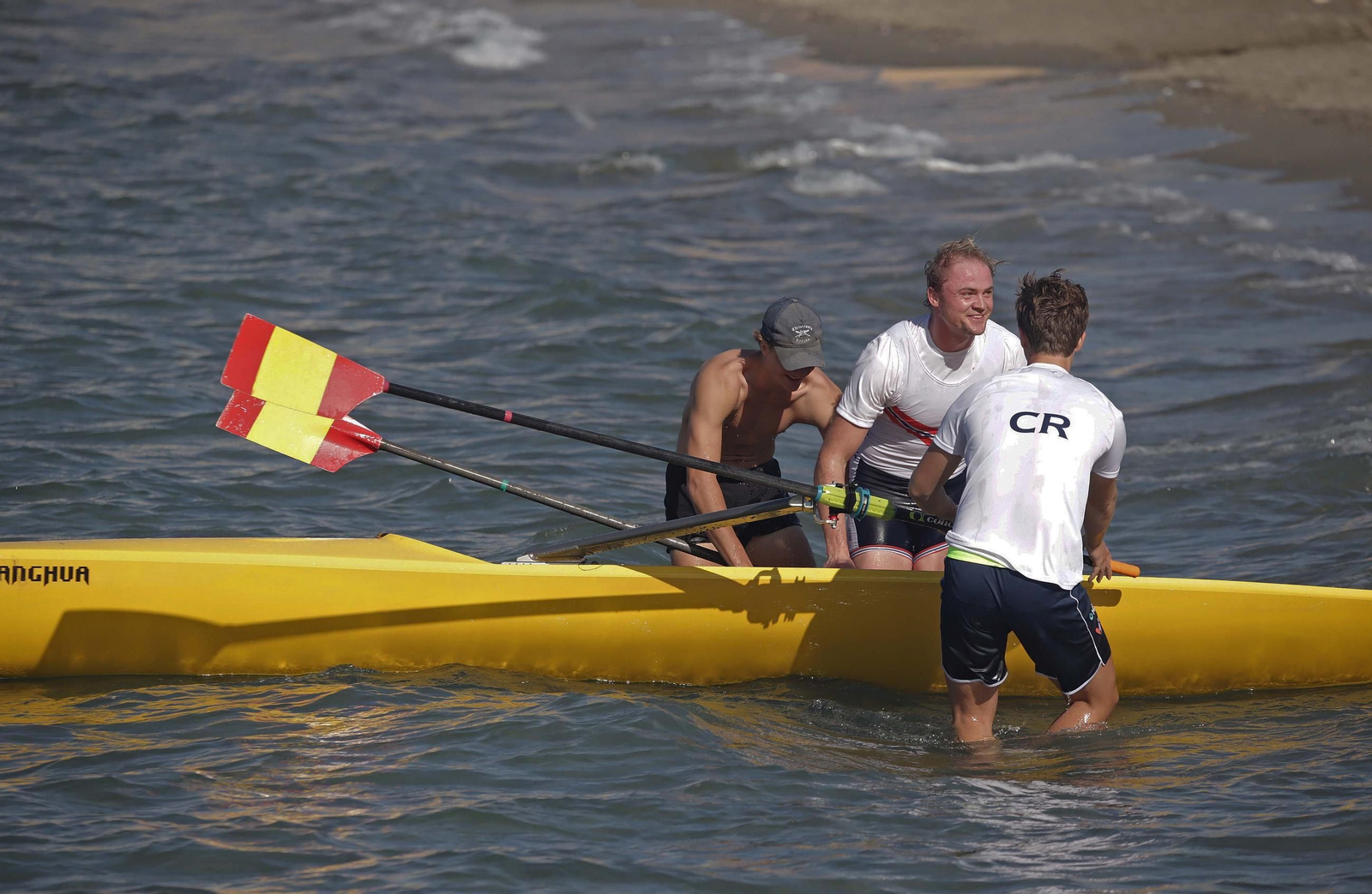 Las fotos de la jornada final de la Copa de la Juventud Europea de remo beach sprint de La Línea