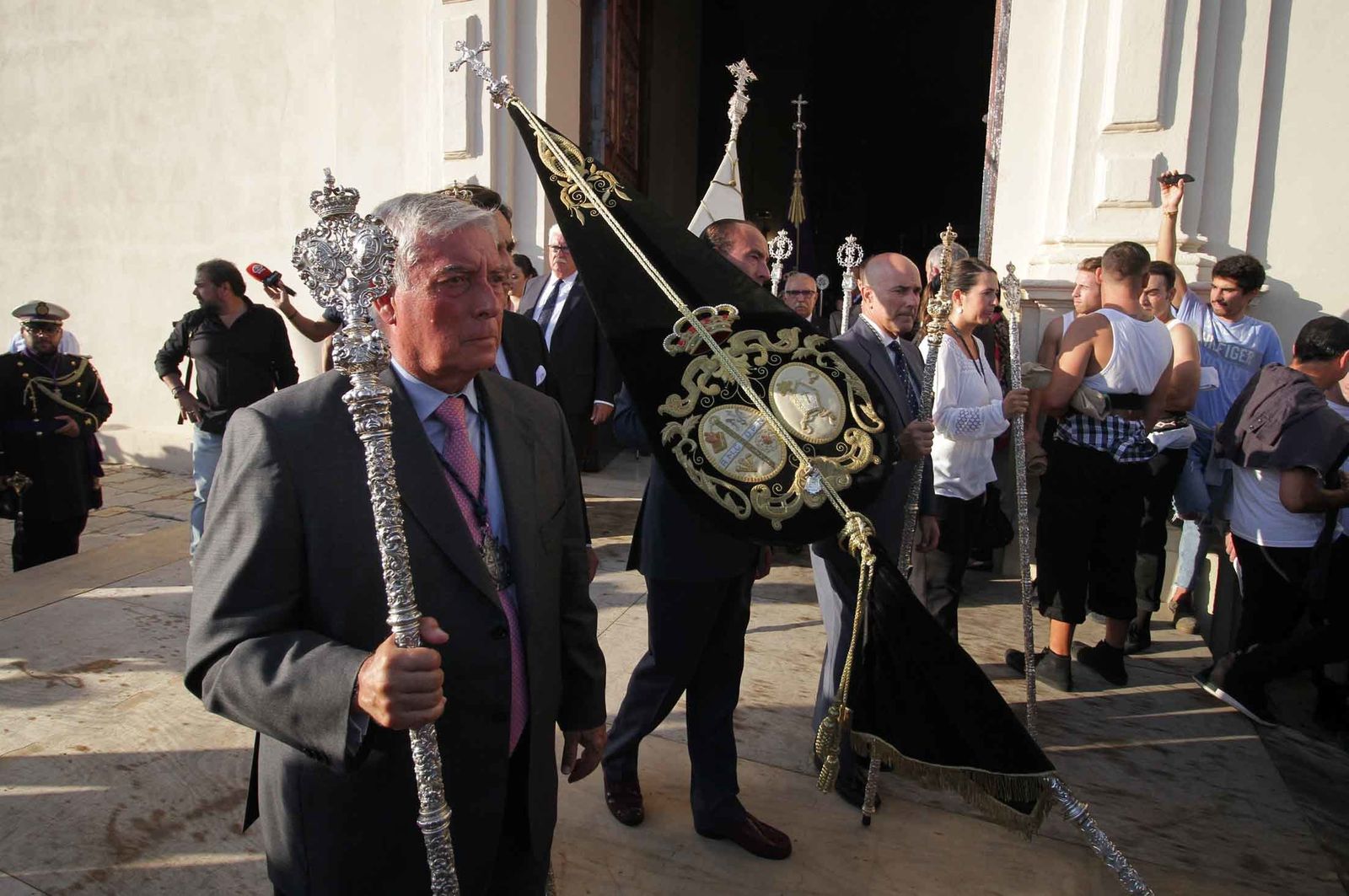 Imágenes del Señor de Pasión en la procesión del centenario de la hermandad